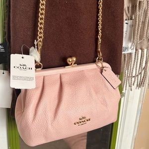 Coach Leather Pleated Nora Bag